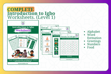 Igbo Worksheets for Children